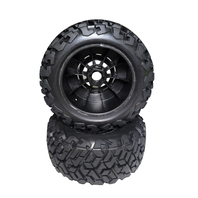 Fits Traxxas Maxx Slash Belted Tires w/ Black 17mm Wheels Short