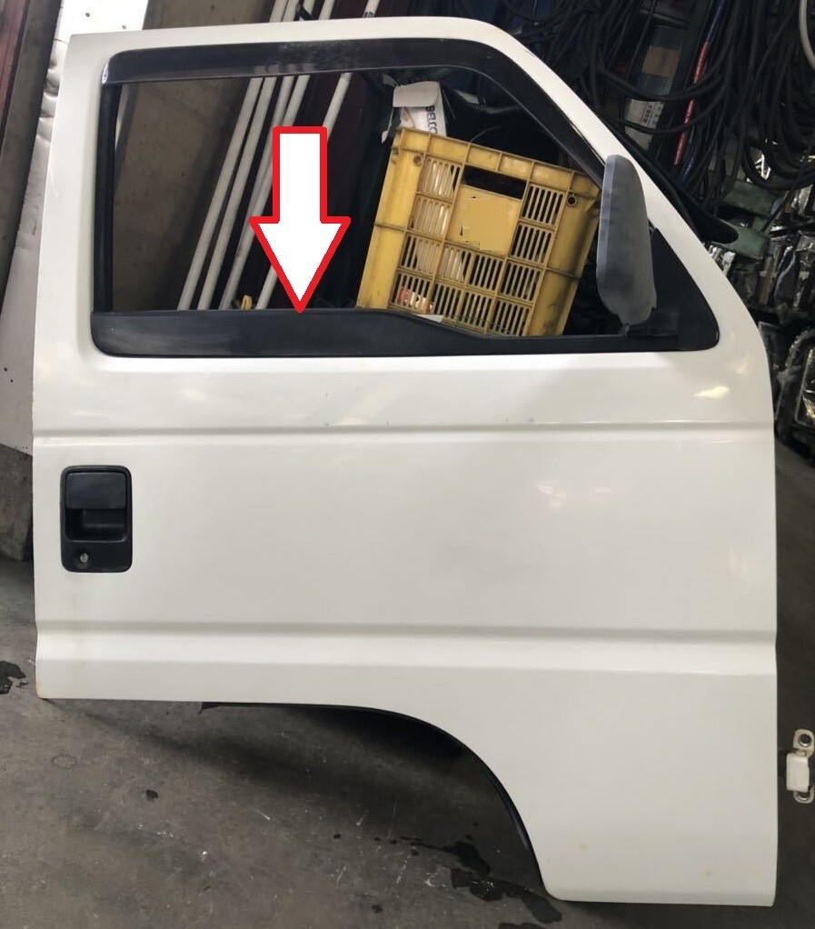 【得　あと板のみ＜税送料1380円込＞カービング 前後 HGS=151mm Honda Genuine 91-99 Acty HA3 HA4 HH3 HH4 Front Door Garnish Panel