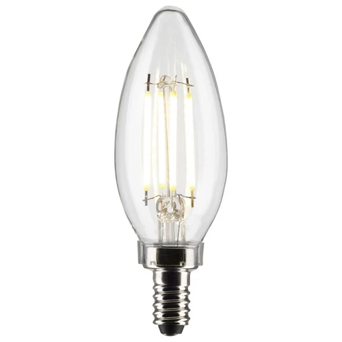 Satco S21267 - 4 Watt B11 LED E12 Clear Light Bulbs - 4000K (2, 6 or 24 Pack) - Picture 2 of 13