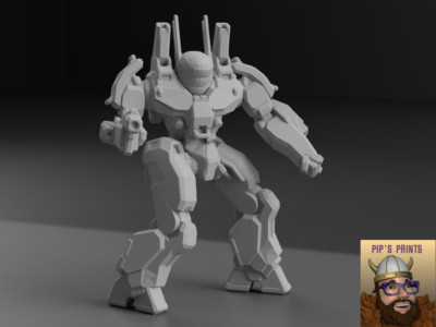 PXH-1D Phoenix Hawk Alternate Mech Model For Battletech 6mm-10mm-15mm