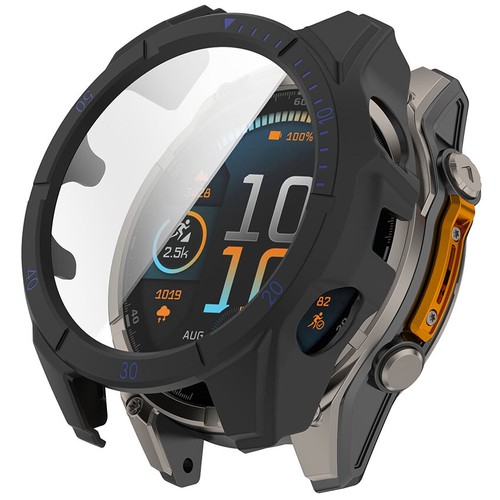Pour Garmin Fenix 8 Coque de Montre Solaire Verre Trempé Protecteur d'écran Coque - Photo 15 sur 26