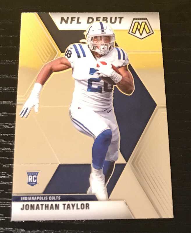 2020 Panini Mosaic Jonathan Taylor Rookie Debut 