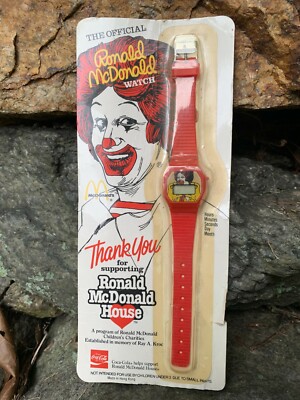 1985年 マクドナルド ビンテージ ロナルド テレフォン 時計 Vintage