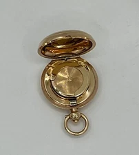 Heavy, Antique Gold Plated Dennison Sovereign Holder