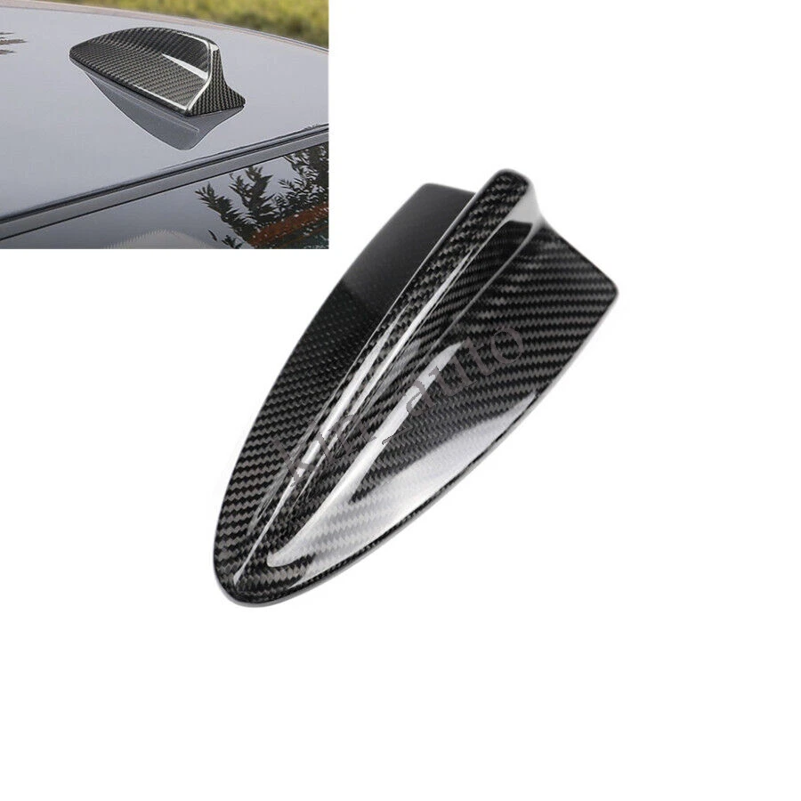 Nueva cubierta de antena de aleta de tiburón de fibra de carbono para BMW Serie 3 E90 E92 2007-13 Foto 3 de 4
