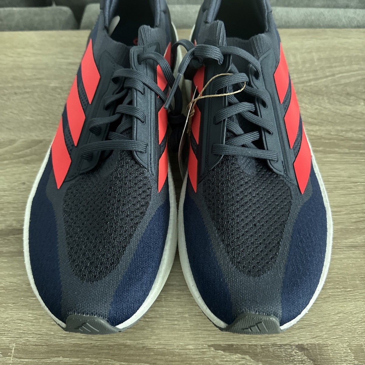 Adidas UltraBoost 5X Running Shoes - Blue / Red - Men\'s 12.5-14 - JS1929 - NEW adidas Ultraboost 5X Mens Size 8.5 Dark Blue Lucid Red  main image 2