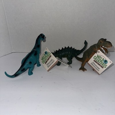 Set of 3 Wild Creatures Dinosaurs Toys Action Figures - Dinosaurs
