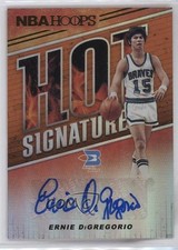2018-19 Panini NBA Hoops Hot Signatures Ernie DiGregorio #HS-EDG Auto 6o3