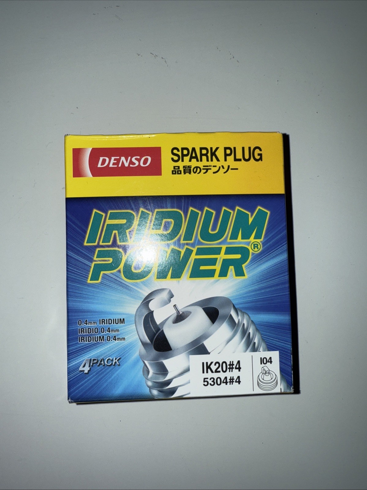 Denso Ik20 5304 Pack Of 4 Spark Plug Brand New 