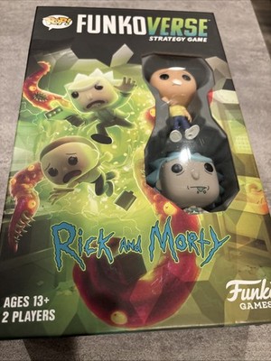 Rick & Morty Funkoverse Strategy Ages 13+, Two Players Never Opened New