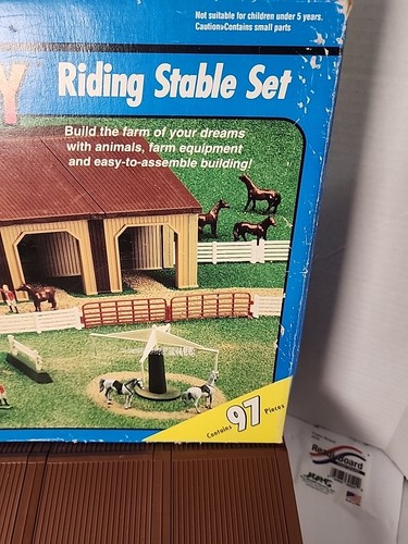 Ertl Farm Country Riding Stable Set # 4217 in Original box Missing 3 pieces - Picture 5 of 23