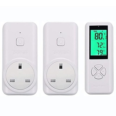 WTC100 Funkthermostat mit 2 Empfängern - steckbare Temperatur