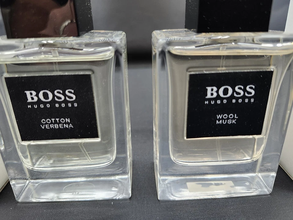 ДВЕ НОВЫЕ ТУАЛЕТНЫЕ ВОДЫ HUGO BOSS COLLECTION ШЕРСТЬ МУСКУС И ХЛОПОК ВЕРБАНА (ТЕСТЕРЫ) 1,6 УНЦИИ - Изображение 3 из 4