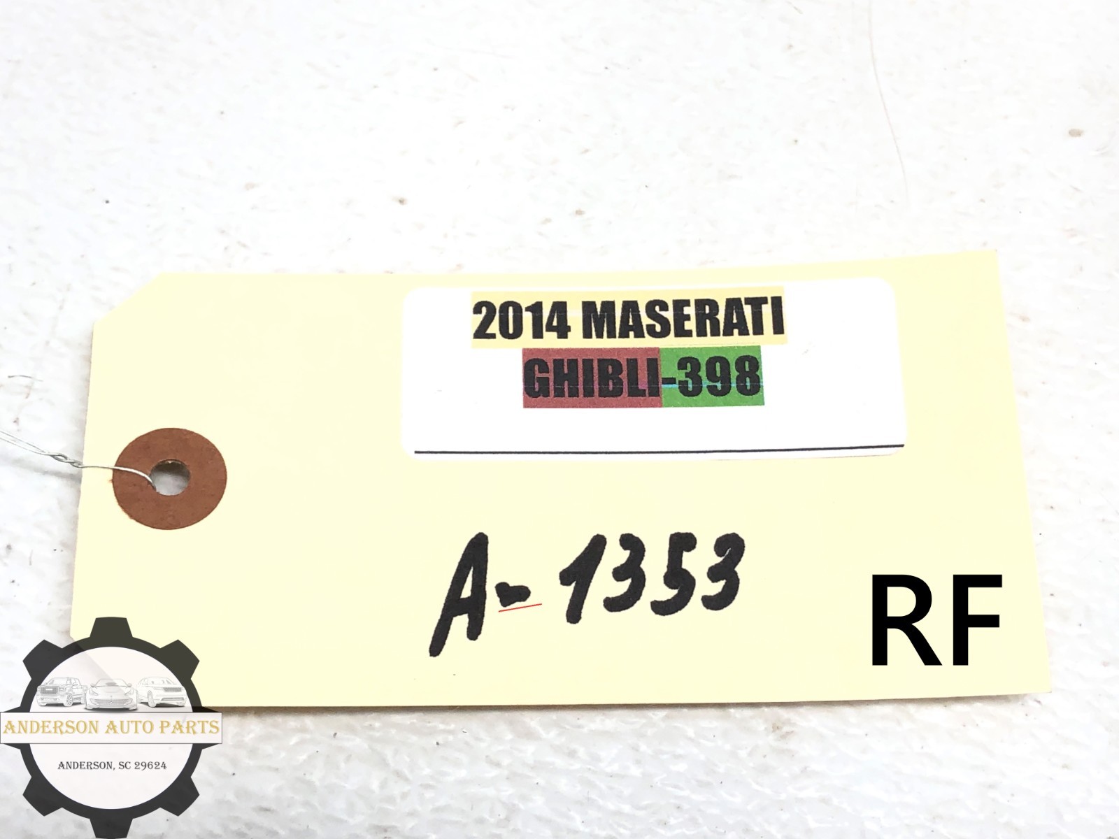 2014-2019 MASERATI GHIBLI RIGHT PASSENGER FRONT SEATBELT RETRACTOR OEM
