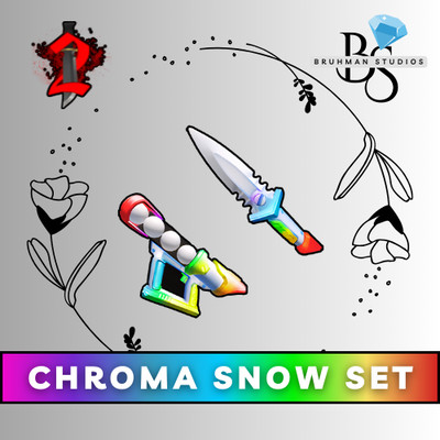 ONLINE   | Murder Mystery 2 | MM2 | Chroma Snow Set - CHEAP & FAST