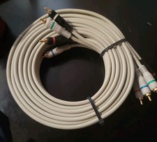 Component Video Cable w/ Audio   12ft 5 RCA   HDTV/DVD/Home Theater   Tested