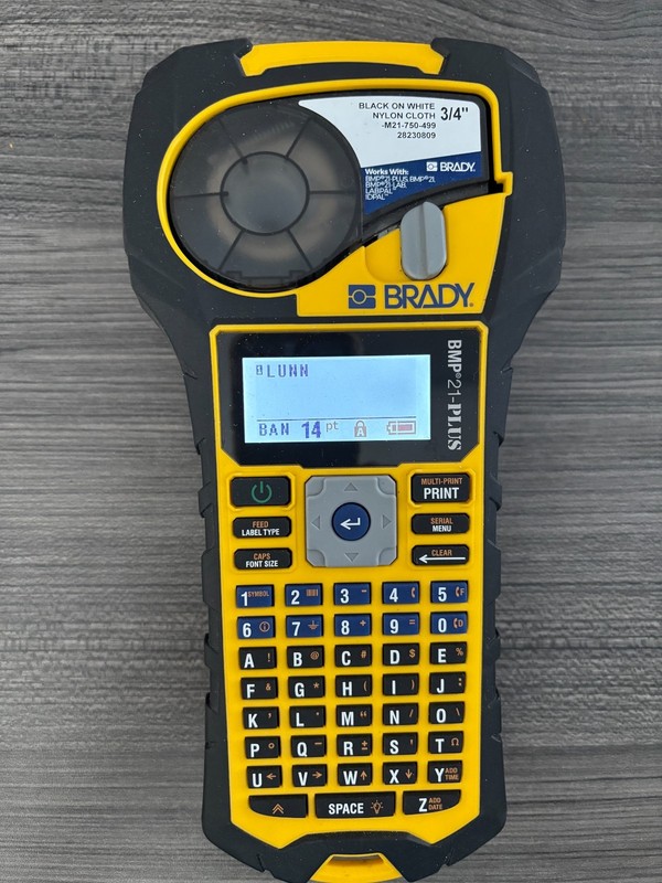 Brady BMP21-PLUS Handheld Label Printer BMP21, Industrial Label Maker - 173400