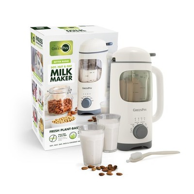 GreenPan Nut Milk Maker, 15-in-1 Homemade Soy, Almond, Oat, Coconut, Non-Dairy