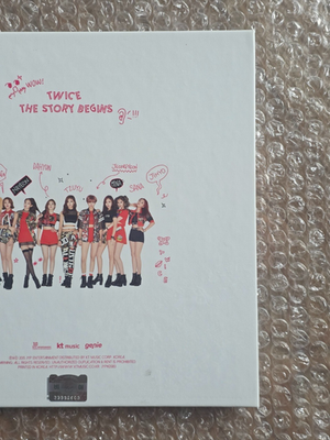 Jyp Twice Promo Sticker TWICE THE STORY BEGINS Album Autographed