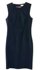 TED BAKER London Black Jirad Twill Taffeta Cocktail Sheath Dress 3 TB = 8 US M