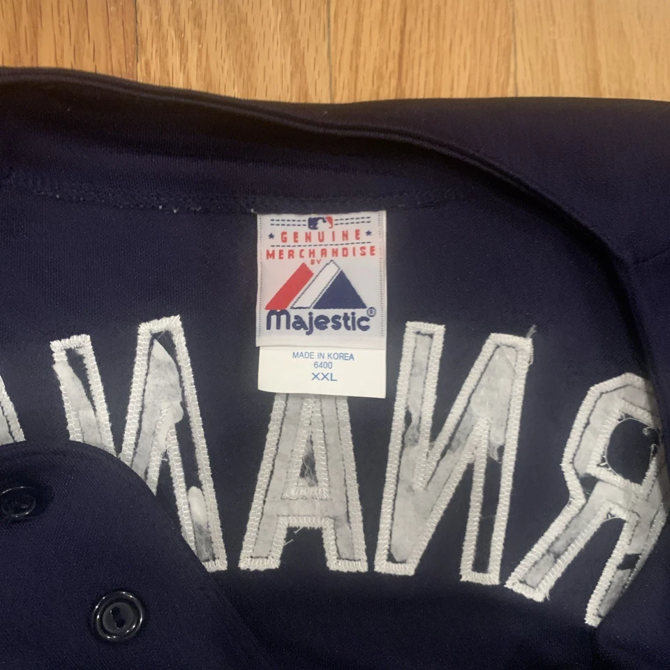 Majestic Seattle Mariners MLB Camiseta de Béisbol De Colección Hernández Talla XL Foto 4 de 4