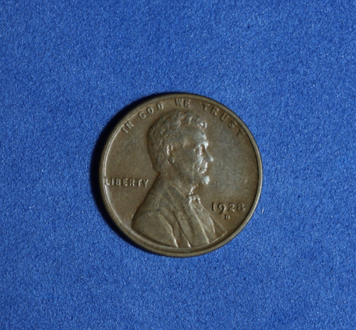 ESTATE FIND 1928-D Lincoln Wheat Cent #P30443