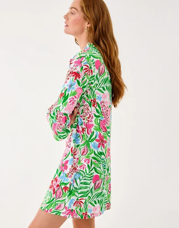 NWT Lilly Pulitzer Hayes Dress in Multi Glowing Gardens , Choose Size...