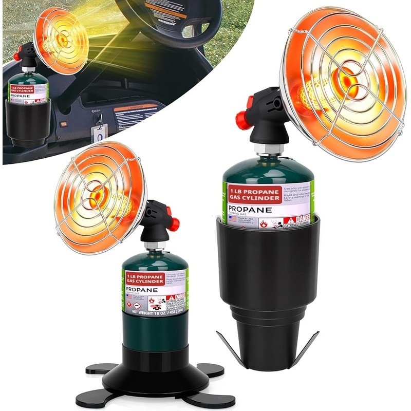 Portable Propane Golf Cart Heater Adjustable Heat Outdoor Camping UTV Tailgate