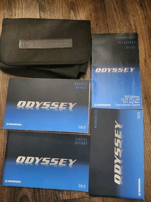 2013 Honda Odyssey Owners Manual User Guide Book Set OEM With Case #52 PackRAT 