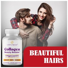 Collagen Capsules   Extra Strength Hair, Skin  Nails Support  90 Pills