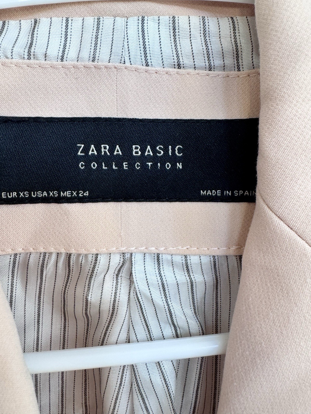 Zara Basic pink blazer Size XS - image 3