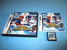 Mario & Sonic at the Olympic Winter Games  (Nintendo DS) Game w/Case & Manual