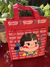 Fujiya Peko Foldable Reusable Tote Shopping Bag Limited Edition New