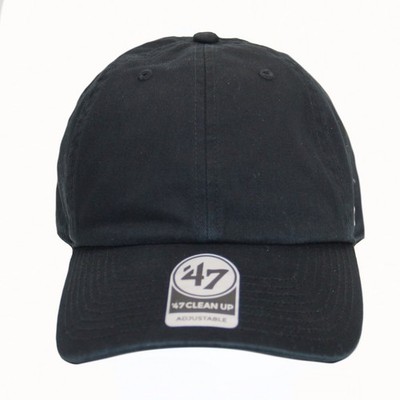 '47 Blank Classic Clean Up Cap Adjustable Plain Black Hat Unisex One Size