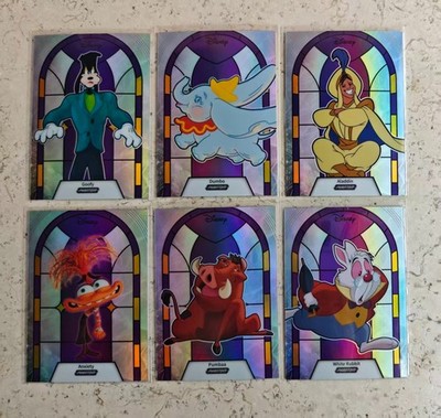 Goofy  Dumbo Rabbit 2025 Kakawow Disney Phantom Stained Glass  Purple /115 Lotx6