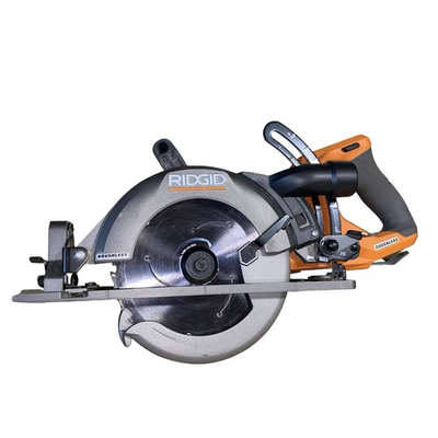 #ad RIDGID 18V Brushless Cordless 7 1 4quot; Rear Handle Circular Saw Tool Only R8658B $199.00