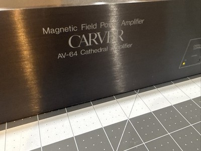 Carver AV-64 Cathedral Amplifier Magnetic Field Power Amplifier AV