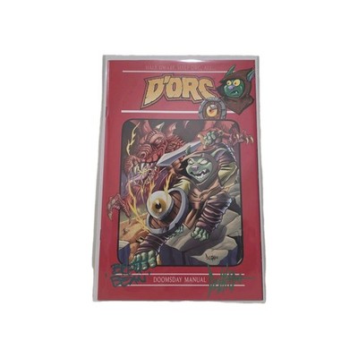 D'ORC #1 2x SIGNED & REMARK Brett Bean & Kevin Delgado 3rd PRINT LTD 500 Dorc NM