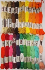 23 DMC Retors #4 Embroidery Floss Lot of 23 Different Colors E