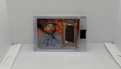 2022 Topps Dynasty #DAP-JV2 Joey Votto #/10 AUTO RELIC PATCH