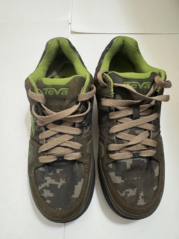 TEVA B-1 Edición Limitada Hombres Camuflados Impermeables Zapatos de Senderismo - Talla 10 - S/N 4117 Foto 4 de 4