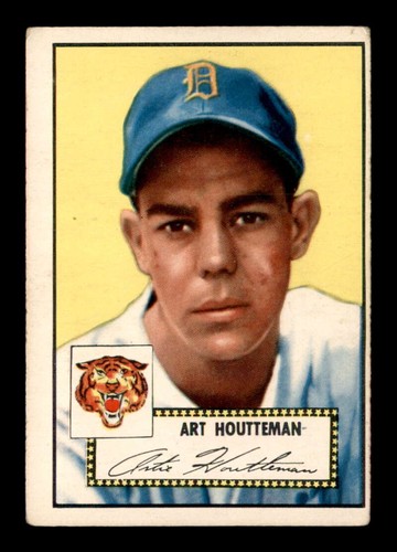 Art Houtteman #238 1952 Topps card