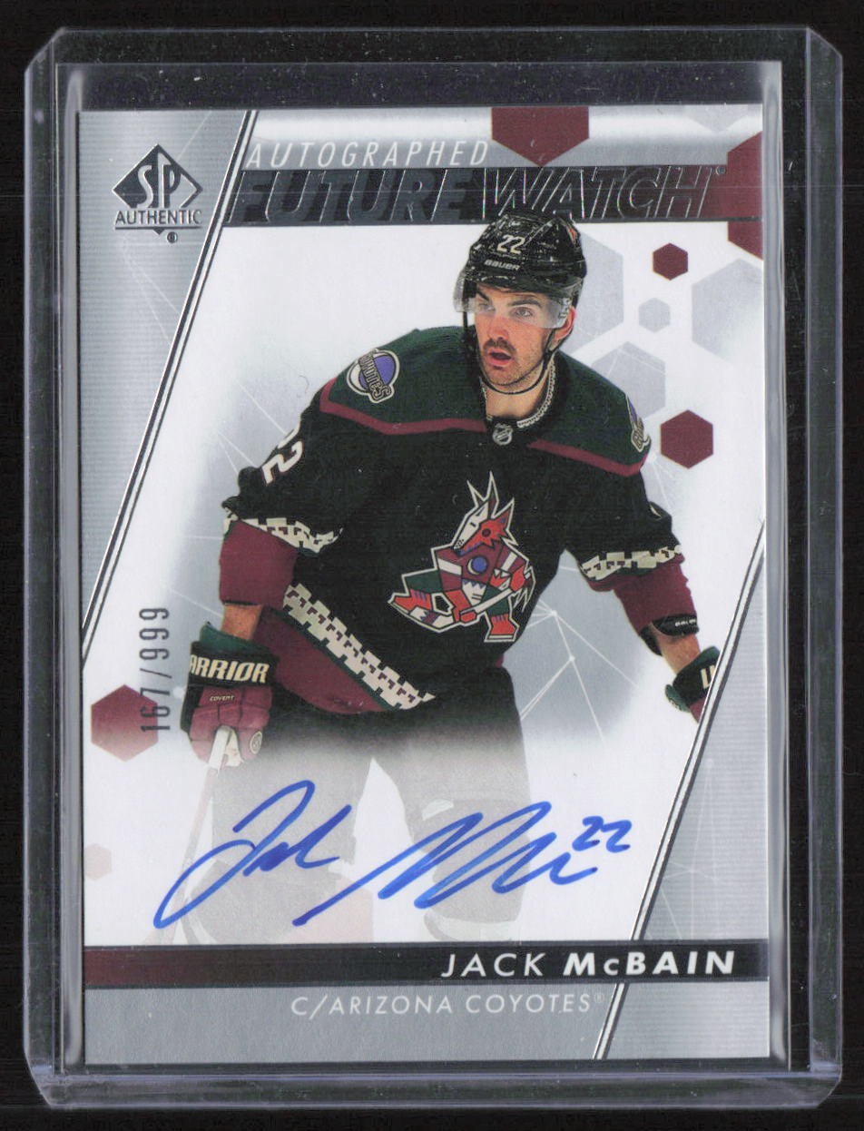 Jack McBain 2022-23 SP Authentic Future Watch Auto /999 #123