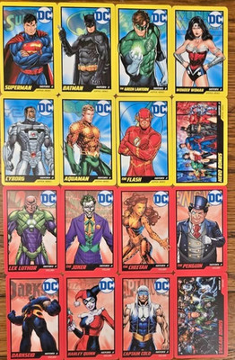 DC Super Heroes Arcade Coin Pusher Karten - Serie 3 - KEINE BARCODES (ALLE UNBENUTZT)