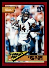 2018 Panini Honors #315 Courtland Sutton Classics Update Rookies Red #/15