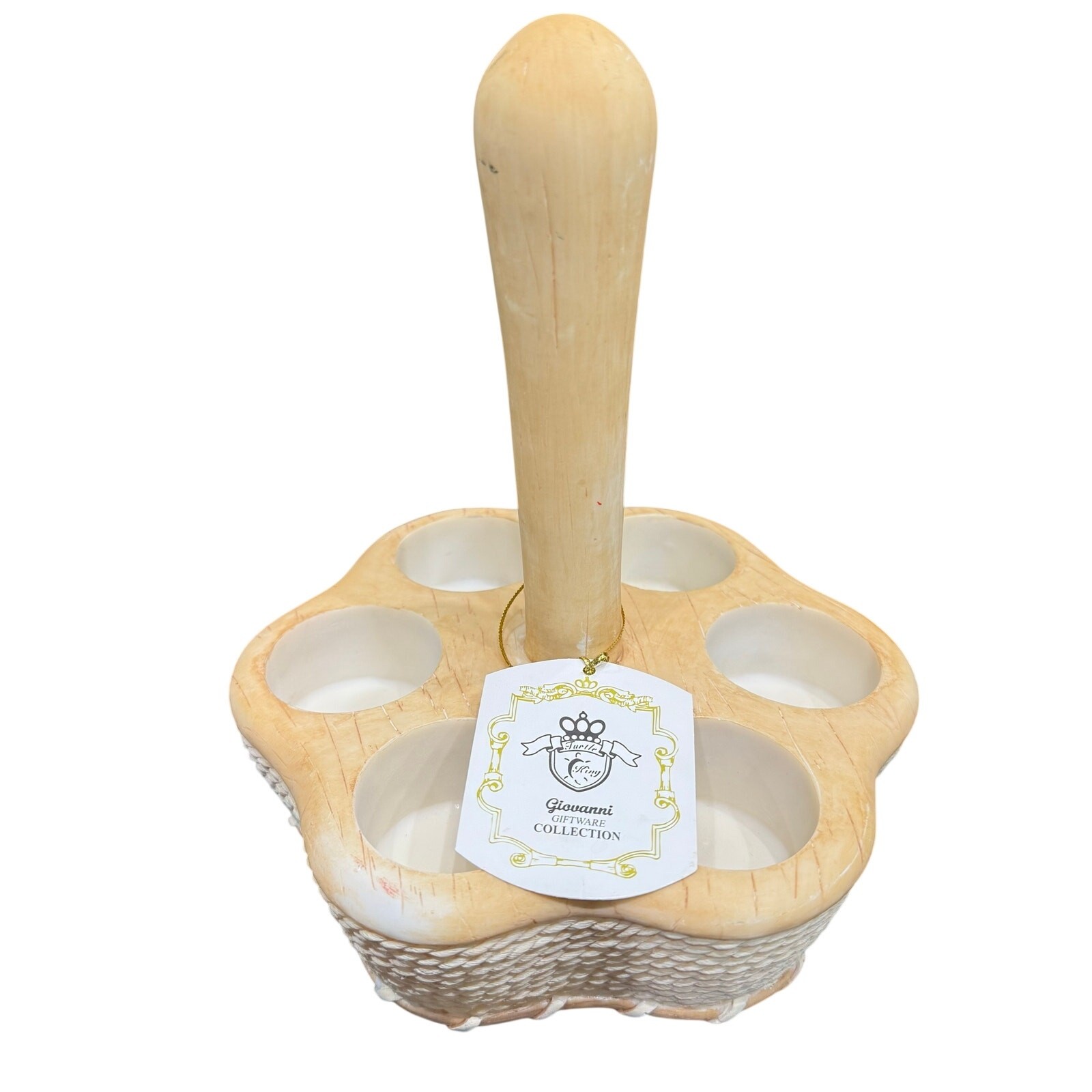 De colección Giovanni Colección Regalo Turtle Corp Cocina Caddy Huevos/especias