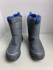 LANDS END Kids Winter Insulated SNOW BOOTS YOUTH Size 3