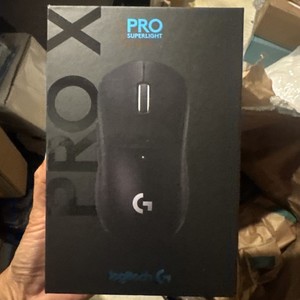 Logitech G Pro Souris de jeu sans fil X Superlight HERO 25K Capteur noir SEALED!
