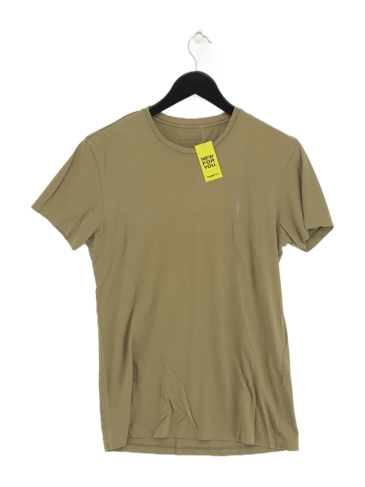 ALTRA T shirt uomo AllSaints XS verde 100% altro basic