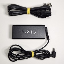 Genuine Sony VAIO 19.5V Power Supply Laptop Charger VGP-AC19V48 - w/ Cord Tested